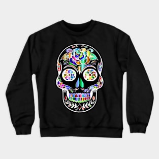 Colorful Skull Skeleton Crewneck Sweatshirt